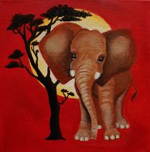 Baby Elefant by anowi
