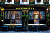 Nick's London Pub von David Pyatt