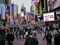 Times Square New York USA by David Dehner