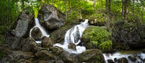 The Waterfalls at Myrafalle in Austria I. von Zoltan Duray