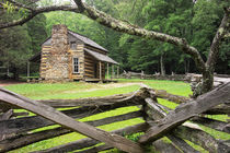 Oliver's Cabin in the Great Smokey Mountains by Randall Nyhof