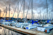 Yachts At Monterrey Wharf von agrofilms