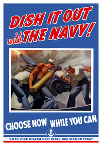 Dish It Out With The Navy -- WWII by warishellstore