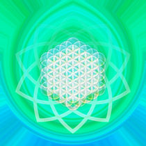 Blume des Lebens - Metatron's Cube - Smaragdtafel  by Chuya Shi