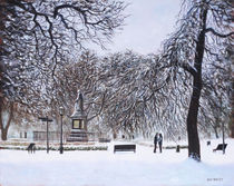 Southampton Watts Park in the Snow von Martin  Davey