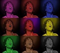 Mick Jagger Pop Art Print von David Dehner