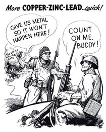 Give Us Metal So It Won't Happen Here -- WWII von warishellstore