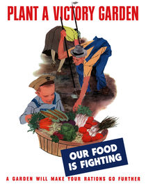Plant A Victory Garden Our Food Is Fighting -- WW2 von warishellstore