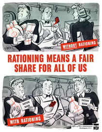 Rationing Means A Fair Share For All Of Us -- WWII von warishellstore