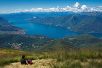 Blick auf den Lago Maggiore Schweiz Italien von Matthias Hauser