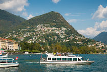 Lugano und Luganer See Tessin Schweiz von Matthias Hauser