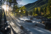 Mountain Creek Sunrise von Leland Howard