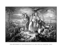The Outbreak Of Rebellion In The United States 1861 von warishellstore