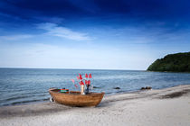 Kutter in Binz am Strand I by papadoxx-fotografie