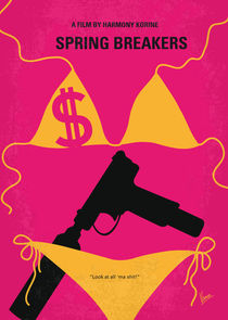 No218 My SPRING BREAKERS minimal movie poster von chungkong