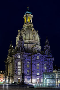 Dresdner Frauenkirche bei Nacht von ullrichg