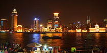 Shanghai, Bund bei Nacht, Shanghai, Bund at night von Sabine Radtke