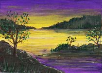 Purple Sunset von Anastasiya Malakhova