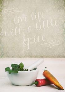 Live Life with a little Spice von Sybille Sterk