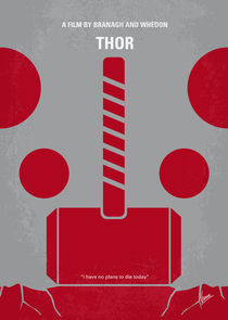 No232 My THOR minimal movie poster von chungkong