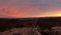 Wegelnburg-Panorama bei Sonnenaufgang von Walter Layher