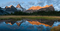 Mount Assiniboine sunrise reflection, Canada by Tom Dempsey