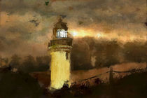 Lighthouse Warnemünde GERMANY von Marie Luise Strohmenger