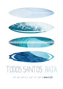 My Surfspots poster-6-Todos-Santos-Baja by chungkong