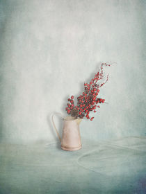 Jug With Red Berry Branch by artskratches
