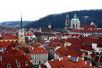 Rooftops in Prague by John Rizzuto