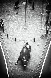 A Bull on Wall Street 1990s by John Rizzuto