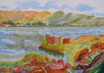 Urquhart Castle on Loch Ness Scotland von Warren Thompson