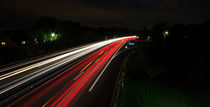 Lichtzieher auf der Autobahn von Dennis Stracke