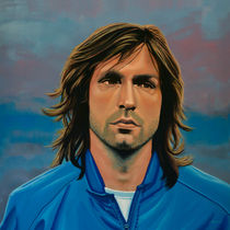 Andrea Pirlo painting von Paul Meijering