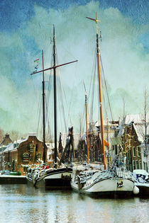 Sailboats by Annie Snel - van der Klok