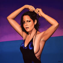 Barbara Carrera painting by Paul Meijering