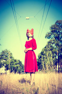 that red dress by Eva Stadler