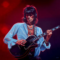 Keith Richards painting von Paul Meijering