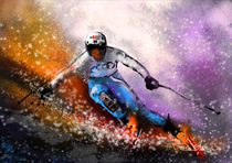 Skiing 02 von Miki de Goodaboom