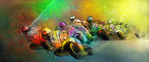 Motorbike Racing 02 von Miki de Goodaboom