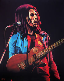 Bob Marley 2 painting by Paul Meijering