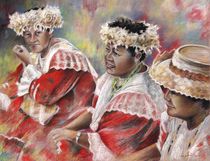 Three Mamas from Tahiti von Miki de Goodaboom