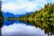 Matheson Lake - Lago Matheson by Víctor Bautista