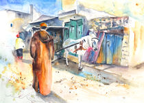 Street Scene in Morocco 01 von Miki de Goodaboom