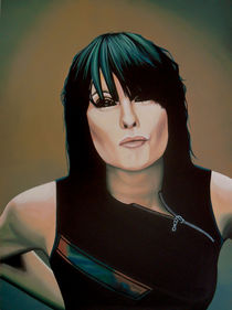 Chrissie Hynde painting by Paul Meijering