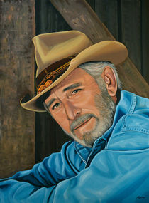 Don Williams painting von Paul Meijering