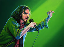 Eddie Vedder of Pearl Jam painting von Paul Meijering