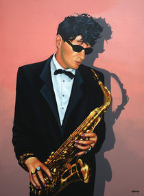 Herman Brood painting von Paul Meijering