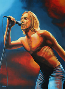  Iggy Pop painting von Paul Meijering