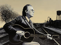  John Hiatt painting  by Paul Meijering